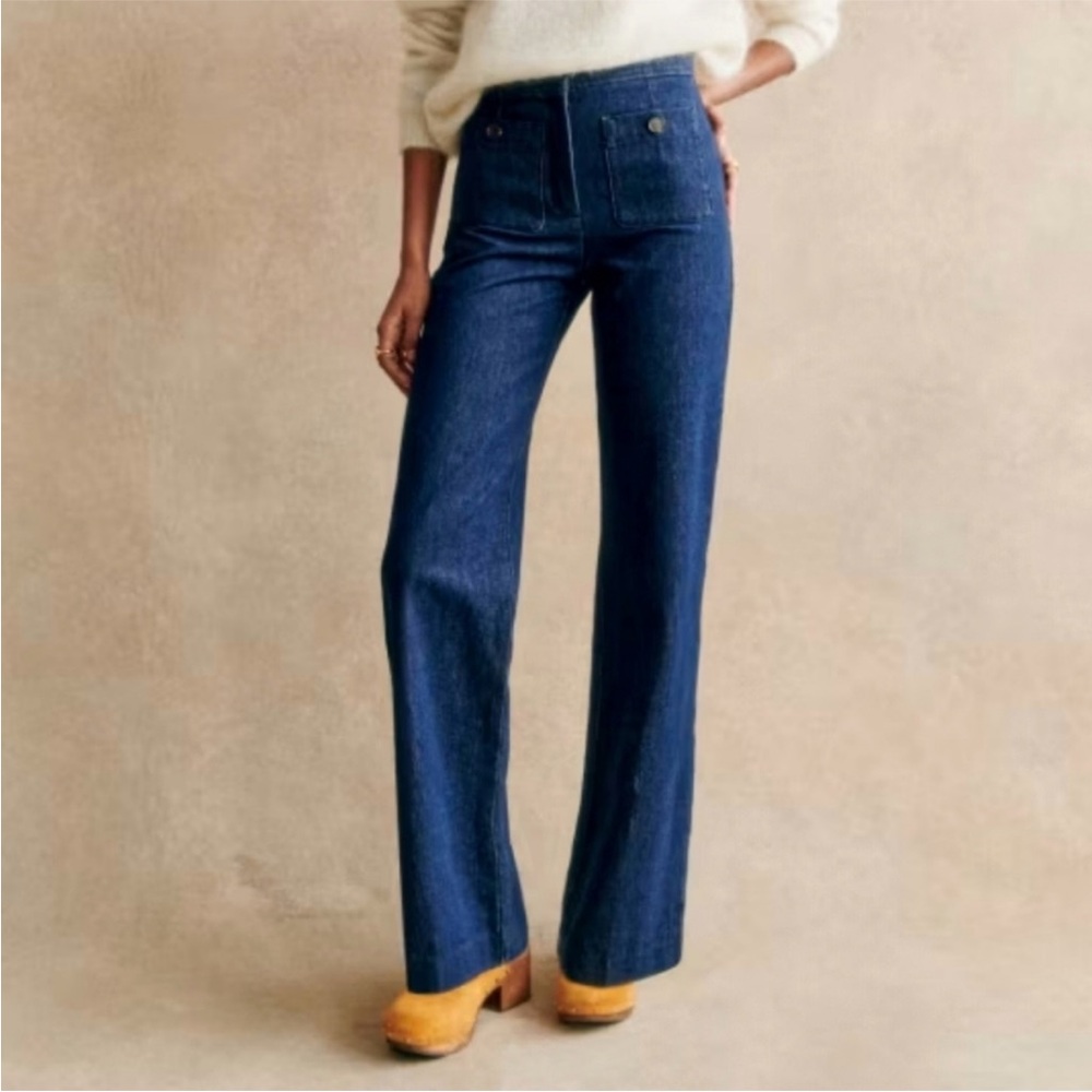 Sézane Dan Trouser Jeans Indigo